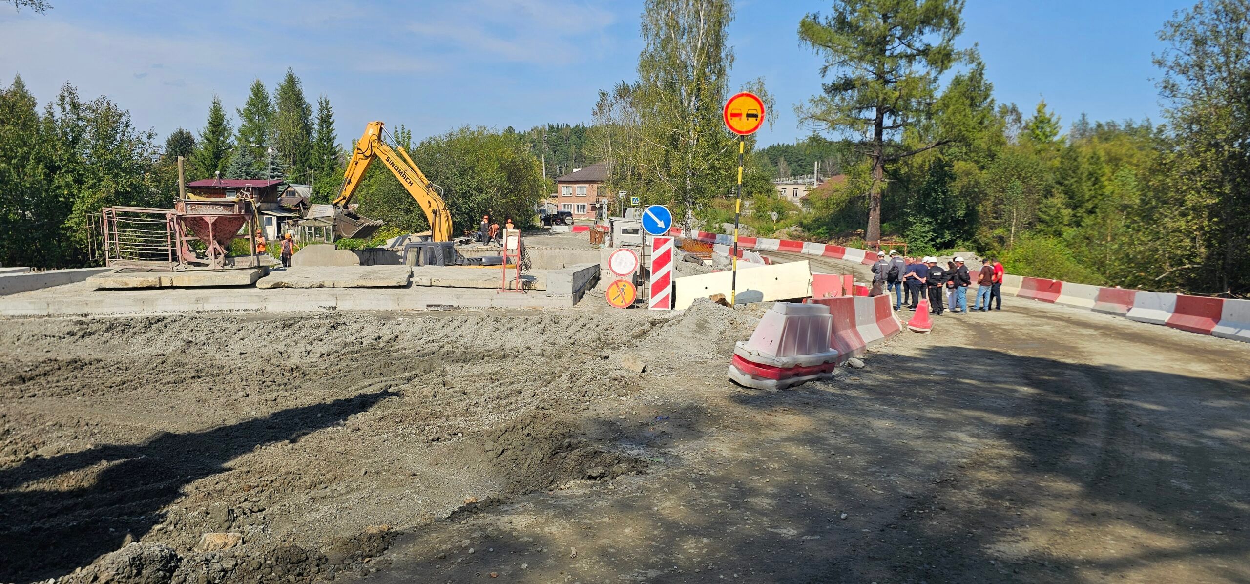 Капремонт дороги и моста через р. Решетку в Северке, Посёлок Северка — фото 11